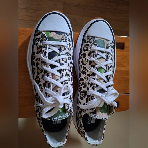 "SOLD SOLD"  CONVERSE Run Star Hike Low 'Leopard' - Picture 3 of 10